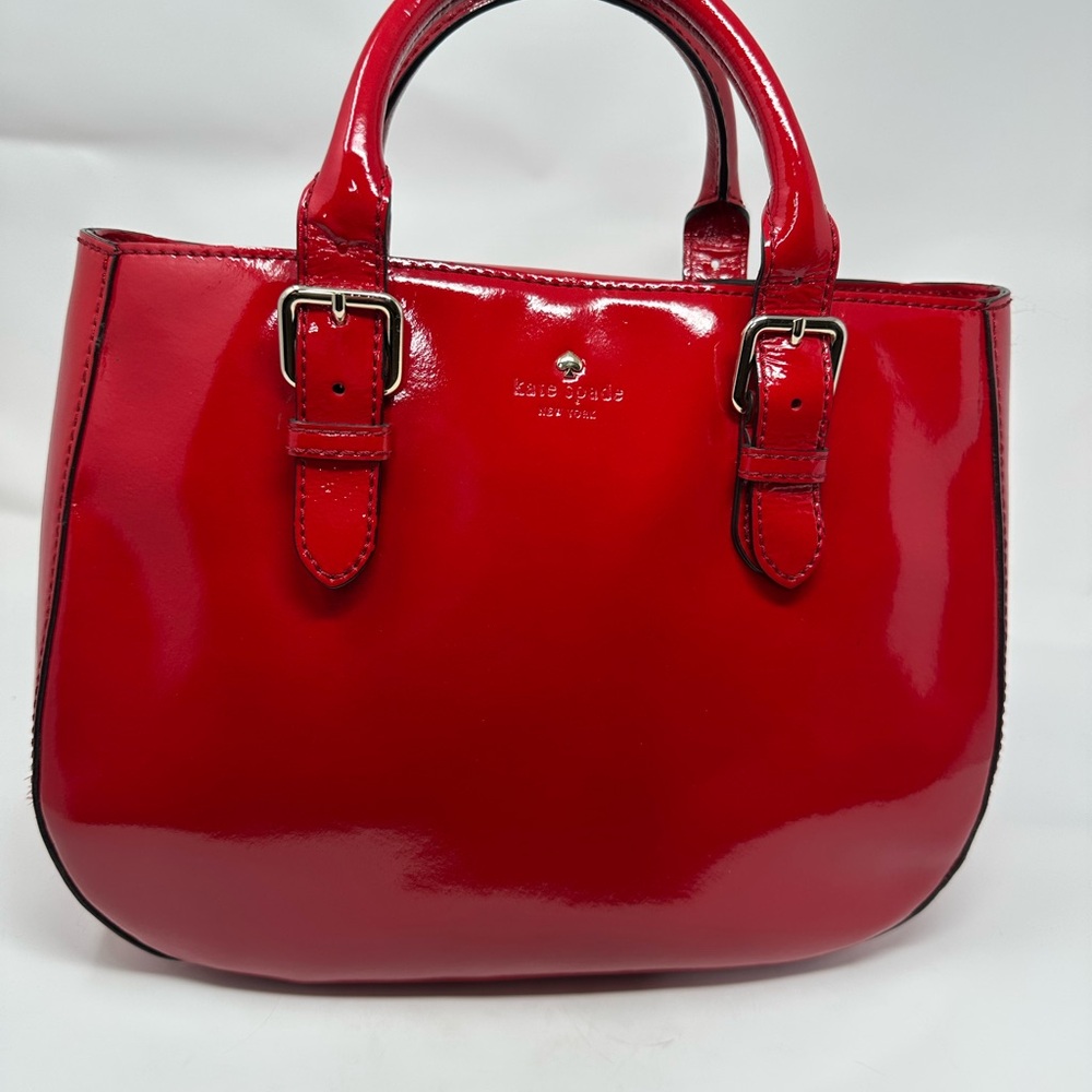 Kate Spade Glossy Red Satchel